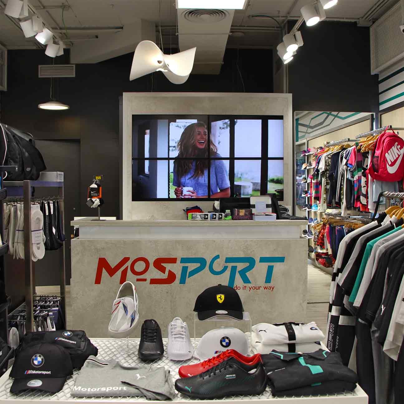 Tienda de ropa Mosport en Tenerife